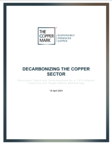Decarbonizing the Copper Sector